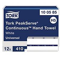Fold towels Tork PeakServe Endlos 100585 H5, 1-ply, pack of 12x410 pieces
