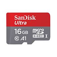 SANDISK เอสดีเอชซี การ์ด รุ่น SDSQUAR_016G_GN6MN 16GB