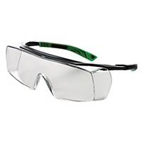 Sur-lunettes de protection Univet 5X7 - incolores / vert et noir