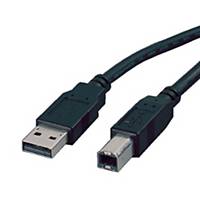 Cavo USB 2.0 tipo A/B M/M Nilox 1.8 m nero