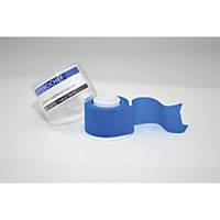 Esparadrapo de plástico detectable - 2,5 cm x 5 m - azul