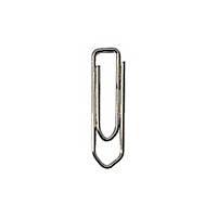Lyreco Budget paper clips, 32 mm, silver, package of 1000 pcs.