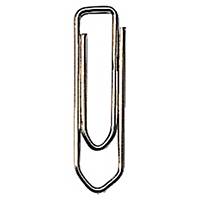 Lyreco Budget paper clips nickel point 32mm - box of 1000