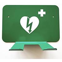 Wandhalterung für Defibrillator Lifepak CR2, metall, weiss