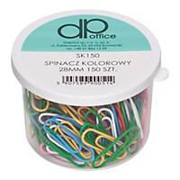 BX100 PAPER CLIPS TRIANG 25MM COL
