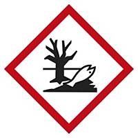 Etichetta segnaletica pericolo per l ambiente acquatico 57 x 57 mm - conf.6