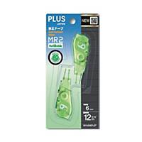 Plus WH646R MR2 Correction Tape Refill  6mm X 6m - Pack of 2