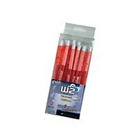 G soft W2 Retractable Ballpoint Pen 0.5mm Red - Pack of 15