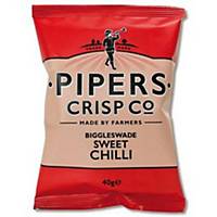 Piper Crisps Sweet Chilli 40G - Pack Of 24