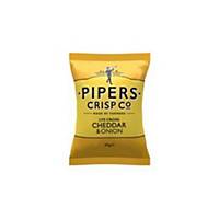 Pipers Crisp Co Cheddar & Onion 40G - Pack Of 24