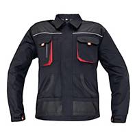 Bluza robocza F&F BE-01-002, czarno-czerwona, rozmiar 54
