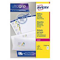 Avery L7164-100  Labels, 63.5 x 72 mm 12 Labels Per Sheet, 1200 Labels Per Pack