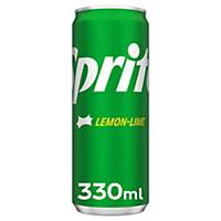 Sprite sleek can 33cl - pack of 24