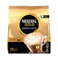 Nescafe Gold Creamy Latte Coffee - Pack of 12