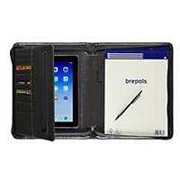 Brepols Palermo organiser luxe tablet notepad + zipper + blocnote A4 black