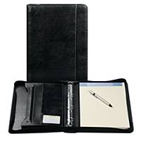 Brepols Palermo luxe writing pad + zipper + ringmechanism A4 black