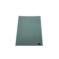 Lyreco 3-flap folders folio cardboard 280g blue - pack of 50