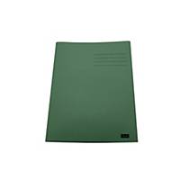 Chemise Lyreco, 3 rabats, folio, carton 280 g, verte, les 50 chemises