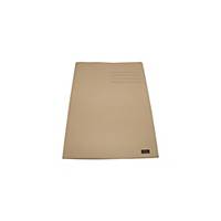 Lyreco 3-flap folders folio cardboard 280g grey - pack of 50