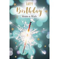 cartes de voeux joyeux anniversaire souhait - paquet de 6