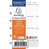 Exatime 14 recharge for organiser 7days/2 pages horizontal