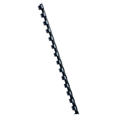 Peignes de reliure plastiques , 28 mm (211-250 feuilles), noir