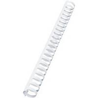 A4 21-RING WHITE PLASTIC COMBS 9.5MM DIAMETER - 55 SHEET CAPACITY - BOX OF 100