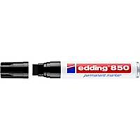 Marcador permanente Edding 850 - punta biselada 5-16 mm - negro