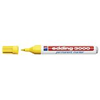 Marcador permanente Edding 3000 - 1,5/3 mm - amarillo