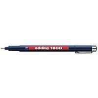 Stylo à pointe fine Edding 1800 Profipen 0.1, largeur de trait 0,25 mm, bleu