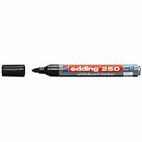 Whiteboard Marker Edding 250, round tip, line width 1,5-3 mm, black