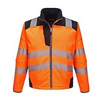 High visibility softshell jacket Portwest T402, class 3, orange/black, size L