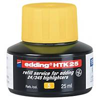 Recharge Edding HTK 25 pour surligneur - jaune