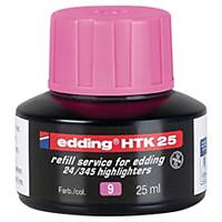 Recharge Edding HTK 25 pour surligneur - rose