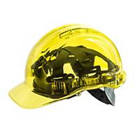Portwest Peak View PV54 transparent safety helmet - Yellow