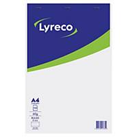Lyreco notepad A4 ruled stapled 100 pages