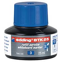 Recharge Edding BTK 25 pour marqueur tableau blanc - bleue