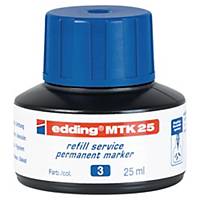 Recharge Edding MTK 25 pour marqueur permanent - bleue