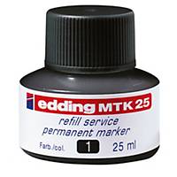 BOTTLE 25ML EDDING MTK25-1 INK BLACK