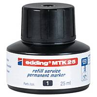 Recharge Edding MTK 25 pour marqueur permanent - noire