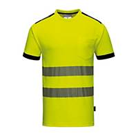 T-shirt alta visibilità Portwest T181 giallo/nero tg S