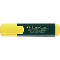 Faber-Castell Textmarker 48NF, Strichstärke: 1-5mm, nachfüllbar, gelb