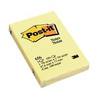 3M Post-it 656 Yellow Notes 2 inch x 3 inch