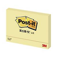 3M 657 POST-IT NOTE PAD 76X101 YLLW