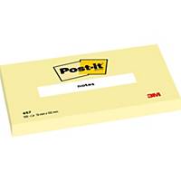 Post-It Notes Canary Yellow 102X76mm - Pack of 12 Pads