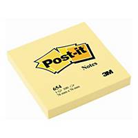 Karteczki samoprzylepne Post-it® Żółte, 76x76mm, 100 sztuk
