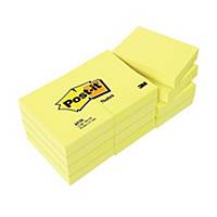 Post-it 653 Yellow Notes 1-3/8 inch x 1-7/8 inch - Pack of 12
