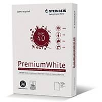Kopierpapier Recycling Steinbeis Premium White, A4 80g, 147erWeiße, 500 Blatt