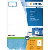 Herma Label A4 4676 105 x 148.5mm Superprint white - Pack of 400