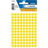 Herma Blister Pad Label 1841 8mm Yellow - Pack of 540 Sheets